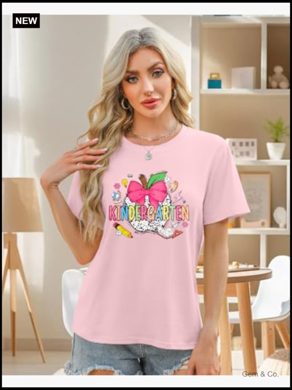 Teacher First Day of School Short Sleeve Tee - Picture 2 of 7